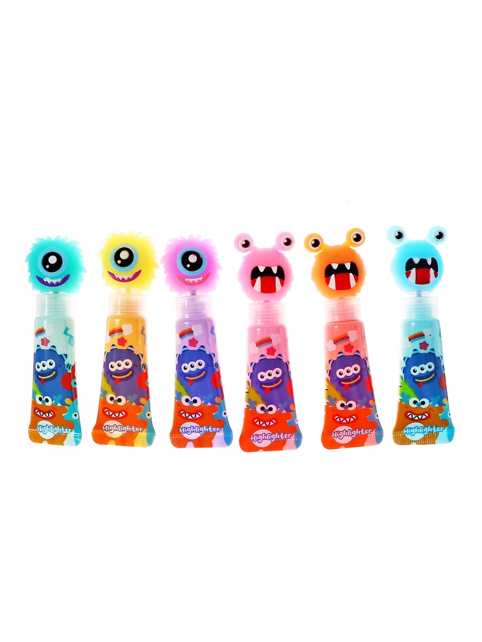 Маркер-текстовыделитель Монстрик МИКС   10843634