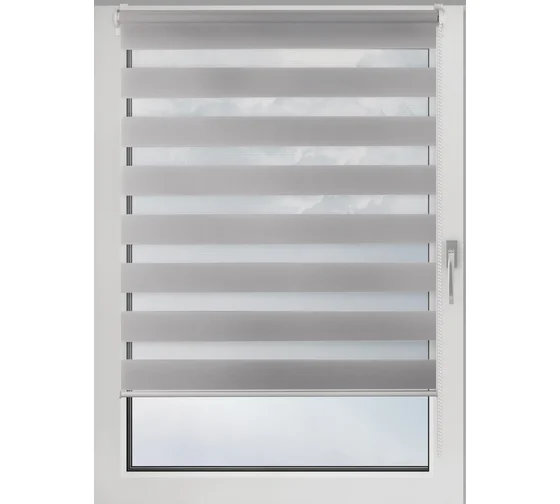 Штора рулонная Day&Night 120*160см серый