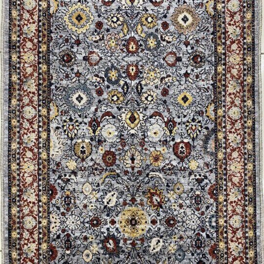 Ковровое покрытие GARDEN SILVER (PRINT) 239_5400 (с бордюром) - 0,8 м 