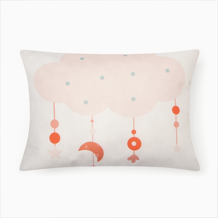 Подушка декор. Этель "Облако"  30*40 см велюр 100% п/э 10850076