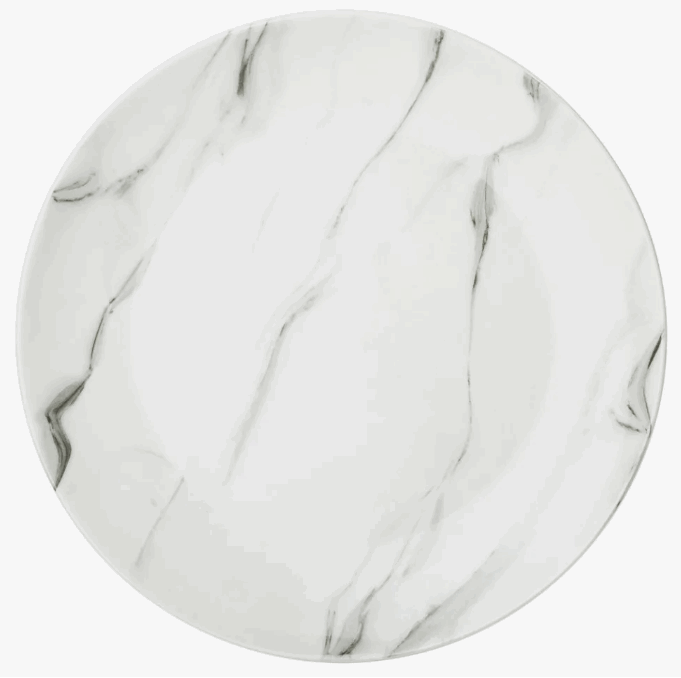 *Тарелка обеденная LEFARD Bianco Marble 25,5см 87-280