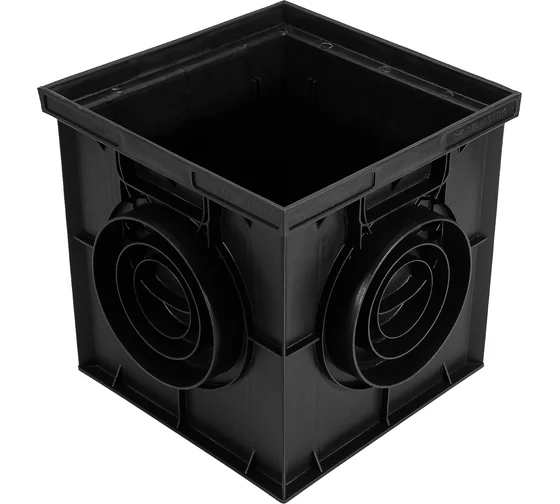 Дождеприемник пластиковый АКВАСТОК 300х300х297 пустой 4300