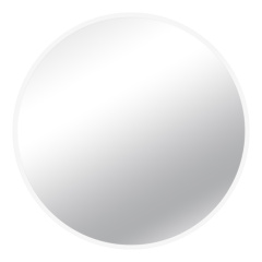 Зеркало интер. настен. d=70см с окантовкой белый 7074-Z2