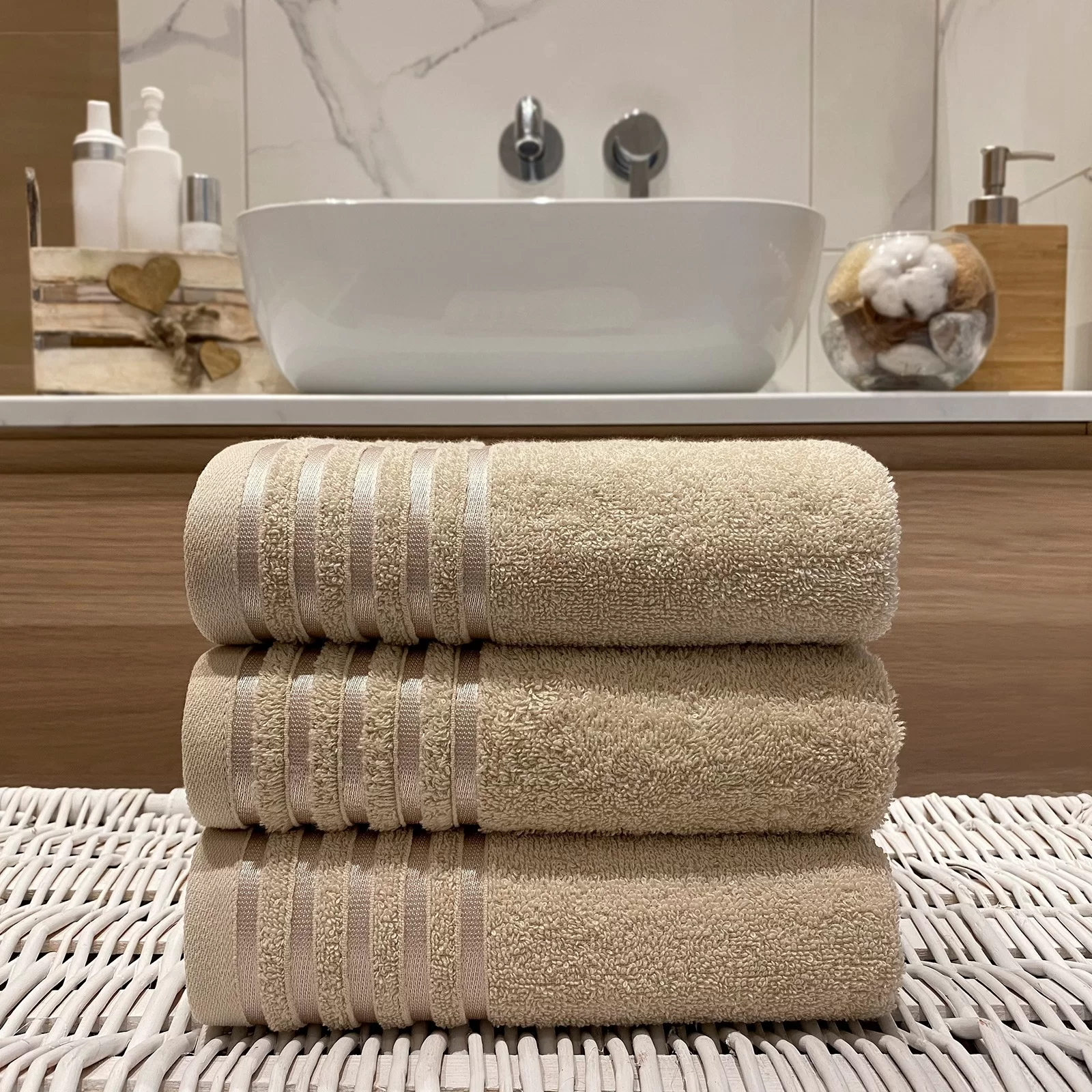 Полотенце мах. 40*60 Гармония кремовый