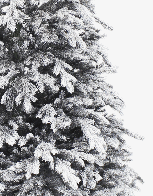 Ель искусственная Агат черная заснеженная 1,8м 1035018