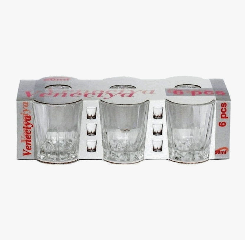 Стопка ст набор 6шт "Венеция" 50мл h5,5см д5см 971/6