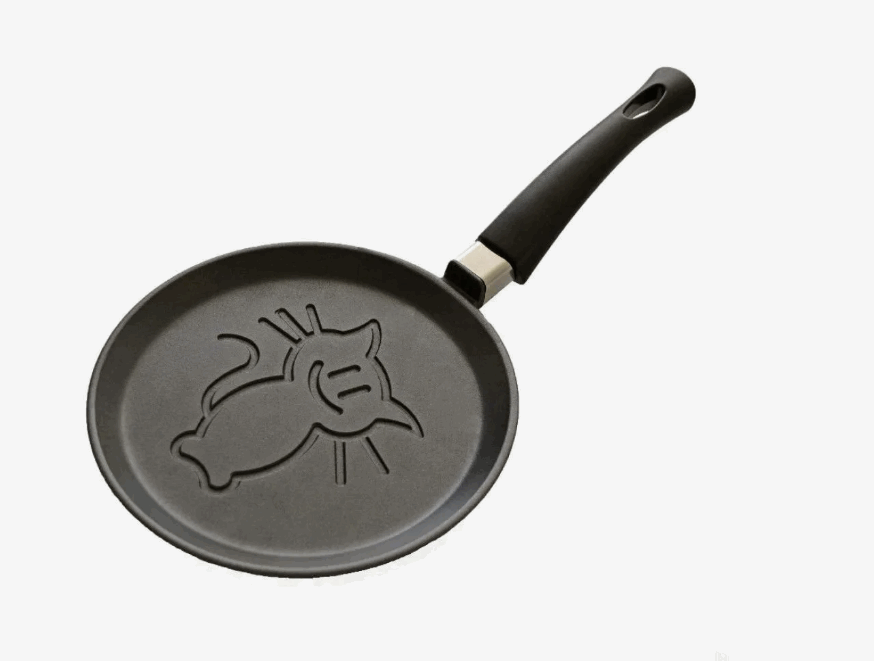 Сковорода 22 ПР ЛИТАЯ блинная кот 6222кт