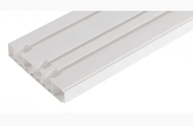ПРОФИЛЬ 280см Потолочный ПВХ 3х-рядный укомп. с торц.загл.