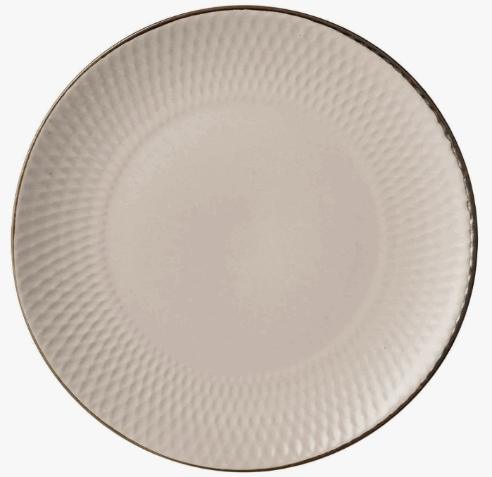 *Салатник 14 см 620мл  "Графика" Бежевый песок