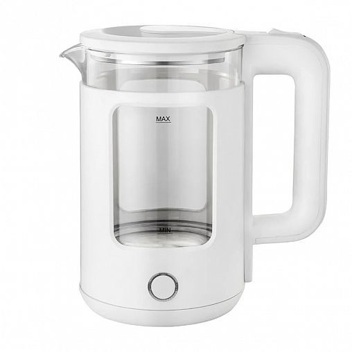 Чайник ENERGY E-256 (1.5л) стекло белый