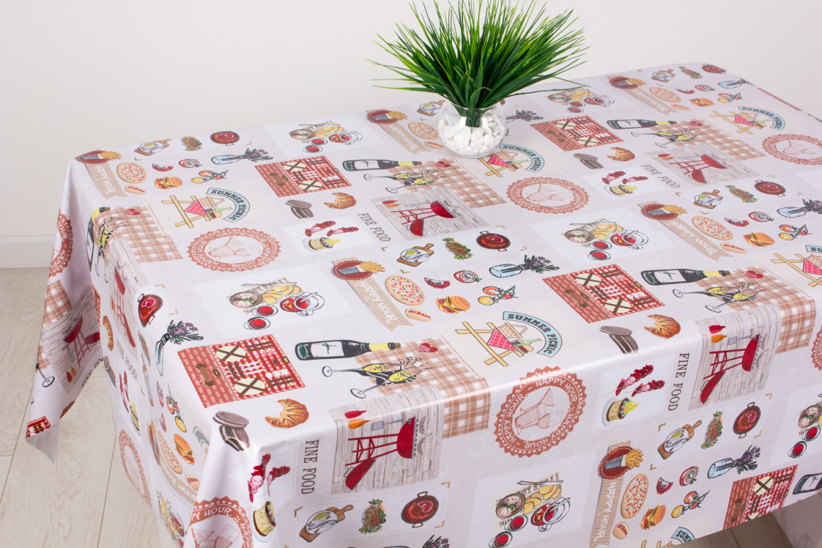 Клеенка Mirror  140см  Пикник GX-271A