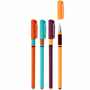 Ручка гел. LOREX CLASSY SLIM SOFT GRIP 0,5 мм черн. 221024