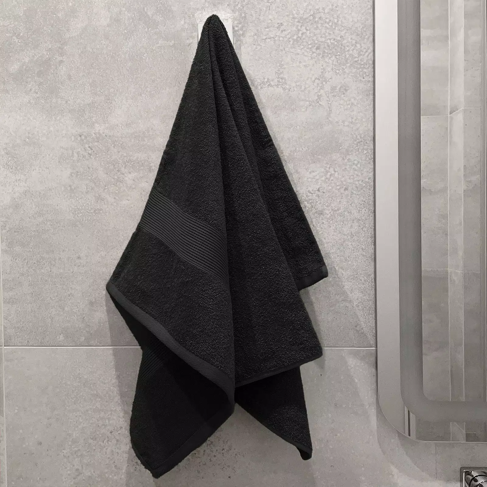 Полотенце мах. 70*130 Тиффани черный