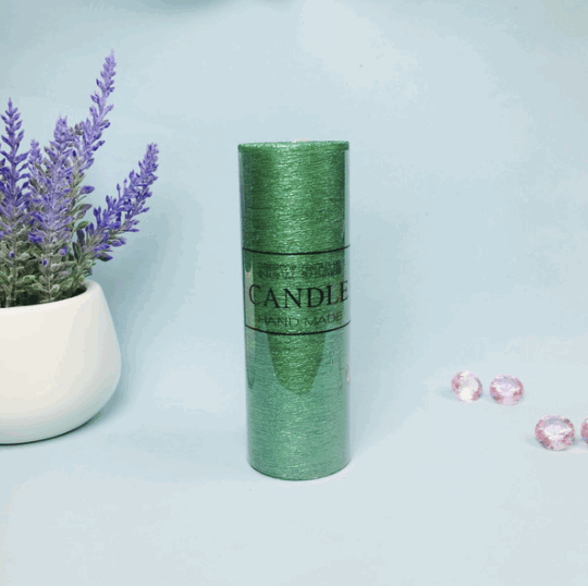 Свеча "New Star" 5*10см цвет изумрудный ZD-073 114-145