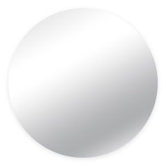 Зеркало интер. настен. d=50см б/окантовки  5054-Z5