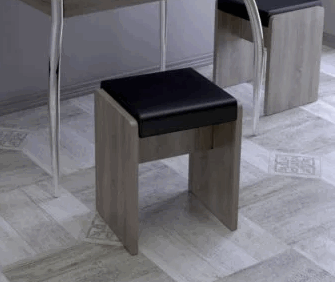 Банкетка Гамбург дуб винтаж/брауни капро