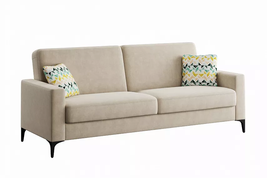 Диван-кровать Алекс 3т (Геометрия 69+Вивальди 4)