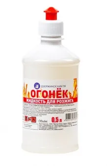 Жидкость для розжига 0,5 л "Огонек"