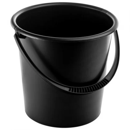 Ведро 10л (2 сорт) черный М-2057