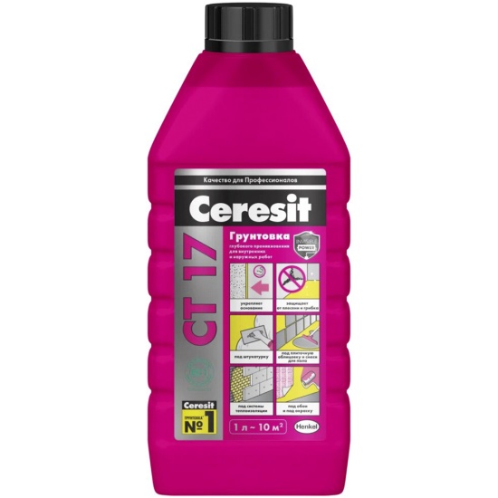 Церезит-грунтовка СТ-17 1л