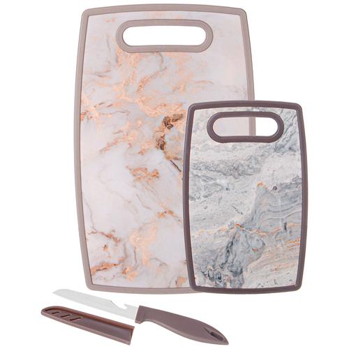 Набор досок с ножом 23*37*1,2/16*25*1,2/21*3*1,5см 895-197