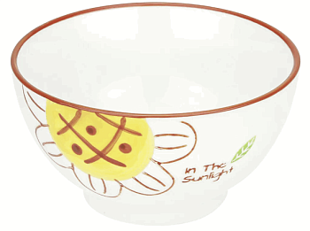 *Пиала 320мл "Подсолнух" д11,2*6,1см фарф. с/дек отводка