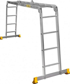 Лестница-трансформер четырехсекц. 4 ступени 14,4кг Т444L