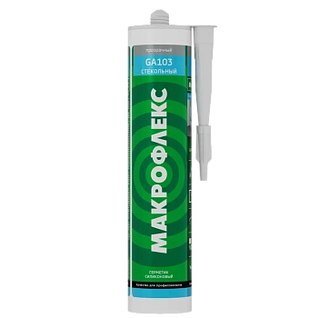 Герметик Makroflex GA103 стекол. силик. проз 300мл