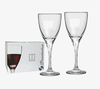 Набор фужеров д/винаTwist 6шт.(v=220)/4н 44372