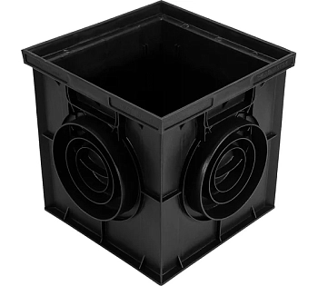 Дождеприемник пластиковый АКВАСТОК 300х300х297 пустой 4300