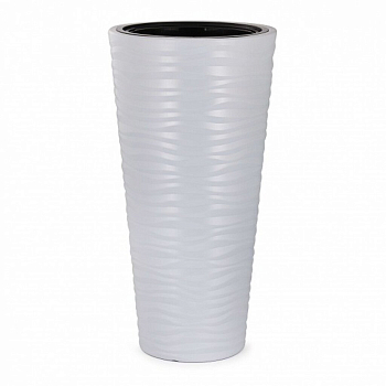 Кашпо Оазис 63л (со вставкой 13л) серый