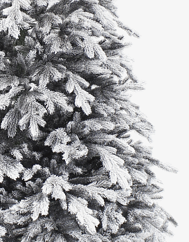 Ель искусственная Агат черная заснеженная 1,8м 1035018