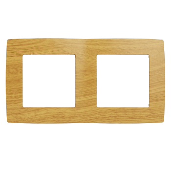 *Рамка на 2 поста ЭРА , Эра 12, ольха