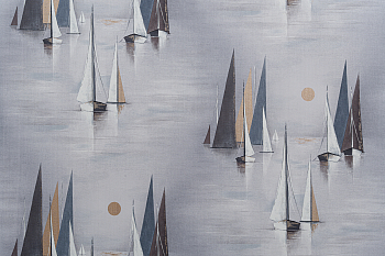 Обои декор г.т. на флиз. основе 11251-04 Корабли 10м*1,06м