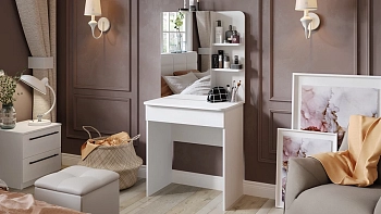 Туалетный стол Майя (Белый Ясень)