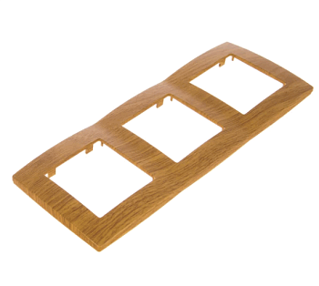 *Рамка на 3 поста ЭРА , Эра 12, ольха