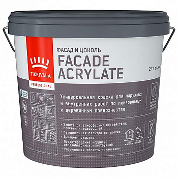 Краска фасадная Facade Acrylate C гл/мат 2,7л