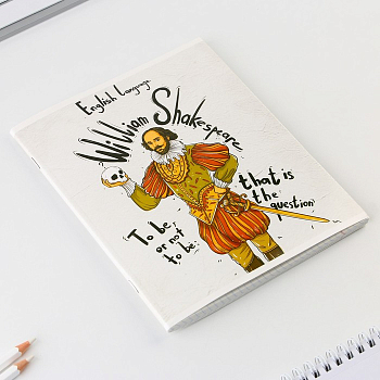 Тетрадь предметная, 48 л. ИСТОРИЧЕСКИЕ ЛИЧНОСТИ, блок №1, со справ. мат. Английский язык 9463222