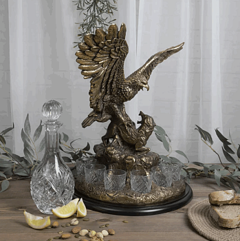 Набор посуды "Поединок орла с шакалом-2" АС 56009