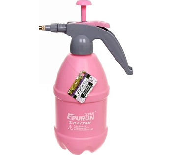 Опрыскиватель помповый 2л "Семицветик" розовый ДоброСад	