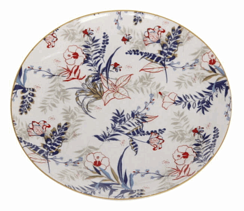 *Тарелка керам. "Paradise" 17,5см белая