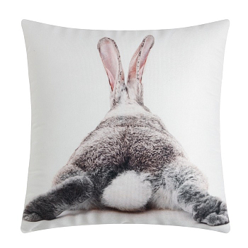 Подушка Этель "Хвостик", 40*40 см, 100% п/э, велюр 7787610