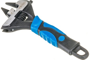 Ключ разводной 150мм, зев 39мм, СУПЕРТОНКИЕ ГУБКИ, обрезин. рукоятка, СОЮЗ