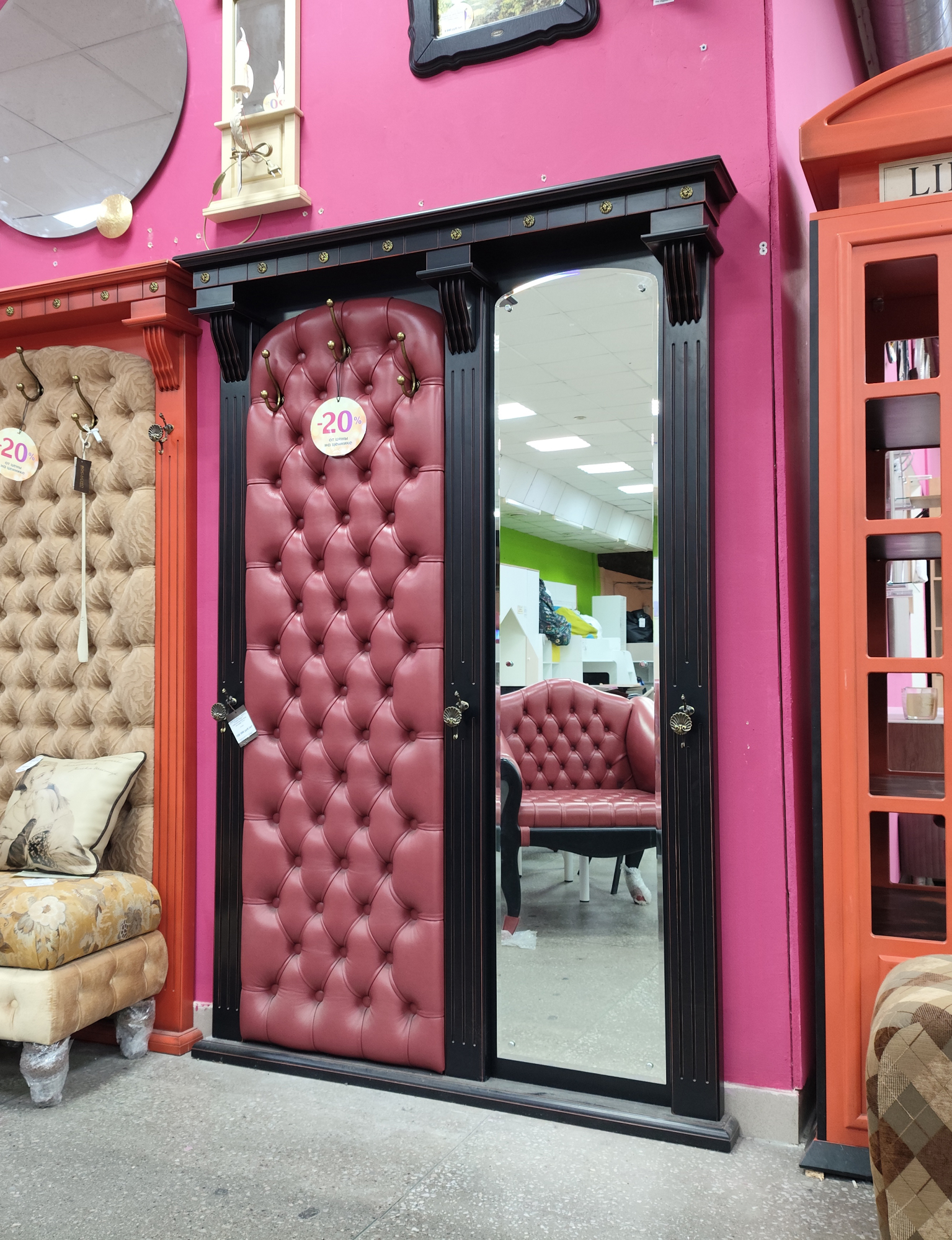 Стойка Тауэр-7 (ЧФЛ-НК-Venezia Roza нат.кожа) 11151